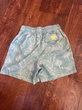 Palmacea swim trunks Tropical Print Swim Shorts - Light Sage